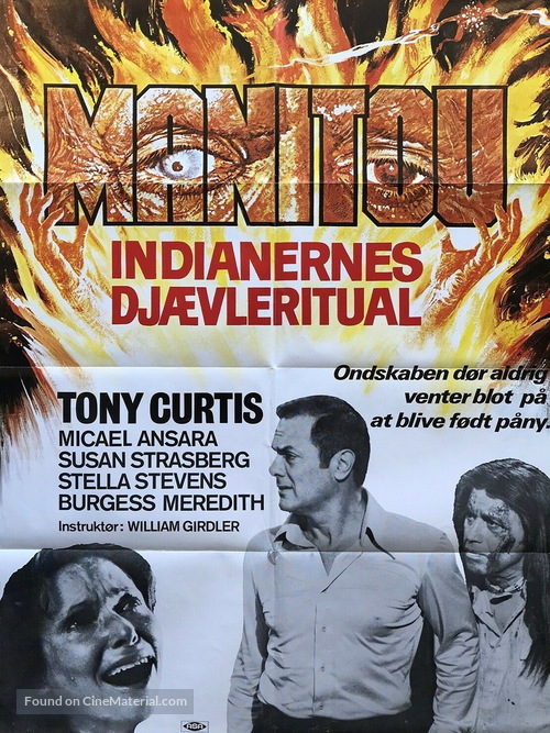The Manitou - Danish Movie Poster