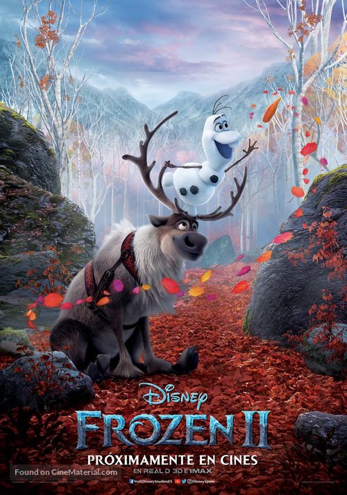 Frozen II - Spanish Movie Poster