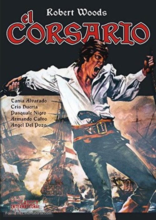 Il corsaro - Spanish DVD movie cover