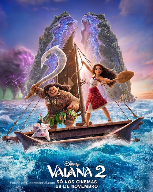 Moana 2 - Portuguese Movie Poster