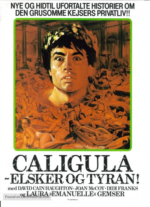 Caligola: La storia mai raccontata - Danish Movie Poster