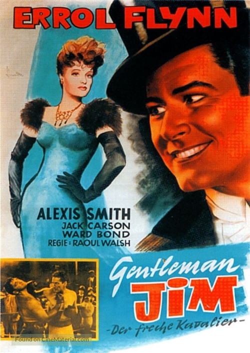 Gentleman Jim - German Movie Poster