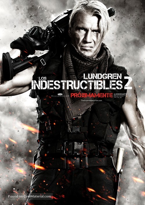 The Expendables 2 - Chilean Movie Poster