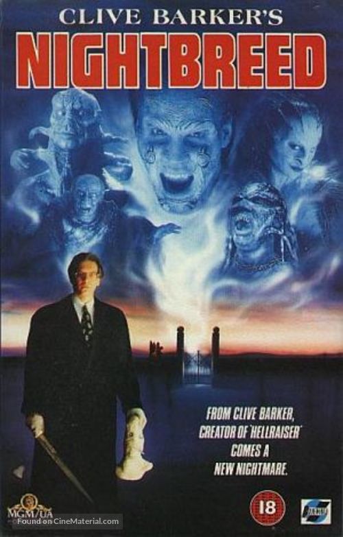 Nightbreed - British VHS movie cover