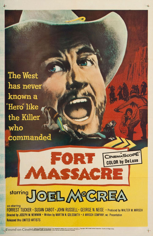 Fort Massacre - Movie Poster