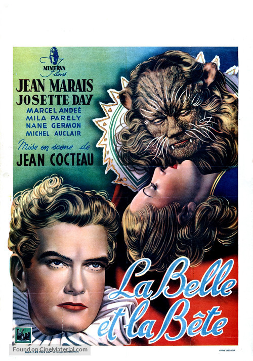 La belle et la b&ecirc;te - Belgian Movie Poster
