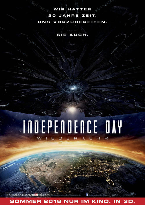 Independence Day: Resurgence - German Movie Poster