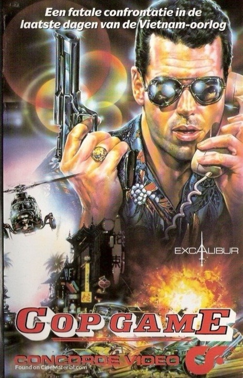 Cop Game - Dutch VHS movie cover