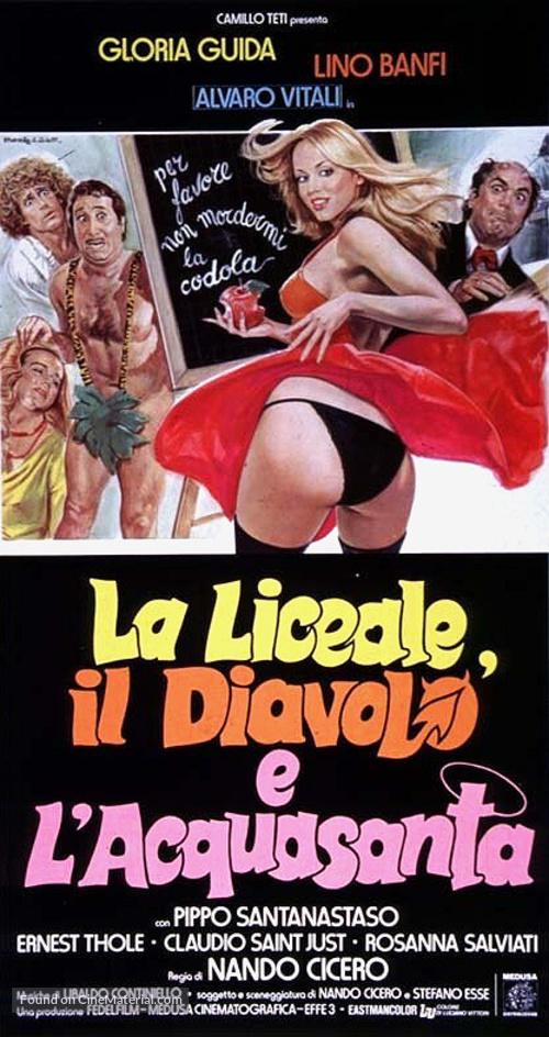 La liceale, il diavolo e l&#039;acquasanta - Italian Movie Poster