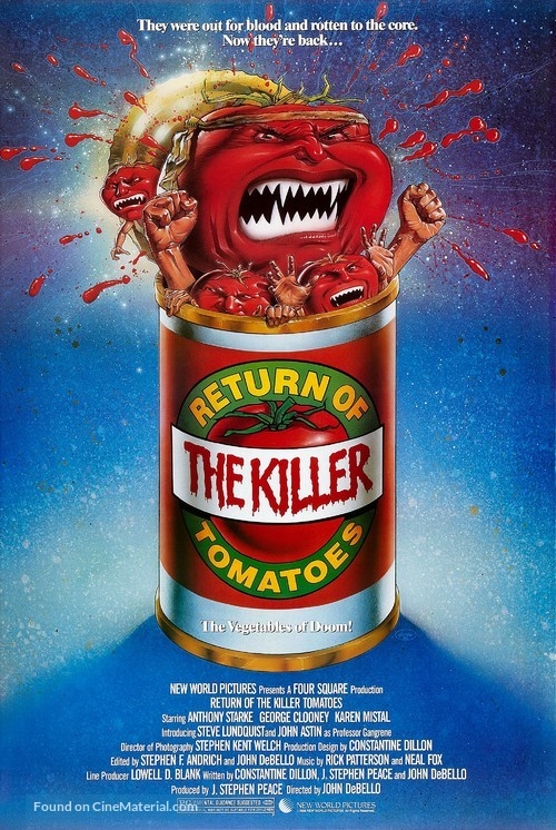 Return of the Killer Tomatoes! - Movie Poster