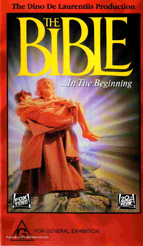 The Bible - Australian Movie Cover