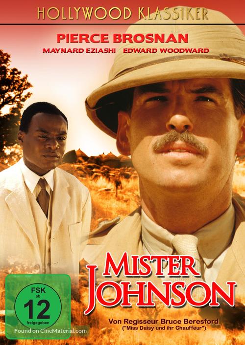 Mister Johnson - German DVD movie cover
