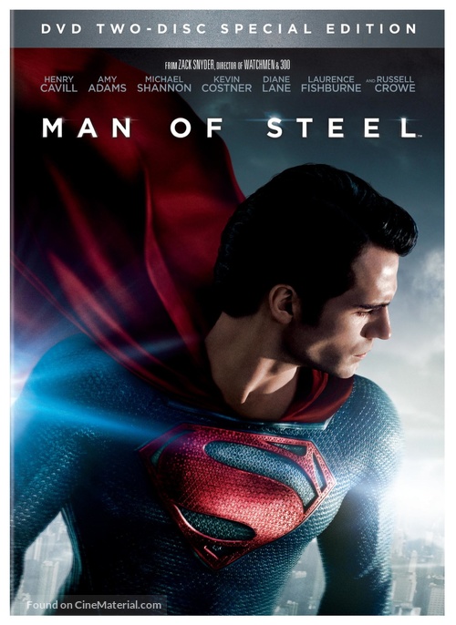 Man of Steel - DVD movie cover