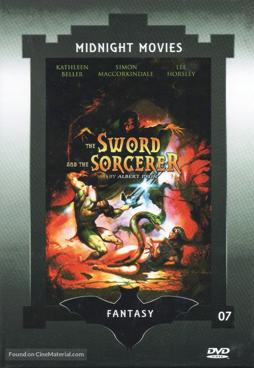 The Sword and the Sorcerer - German DVD movie cover