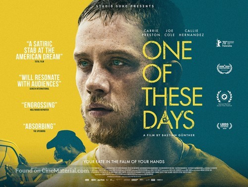 One of These Days - British Movie Poster