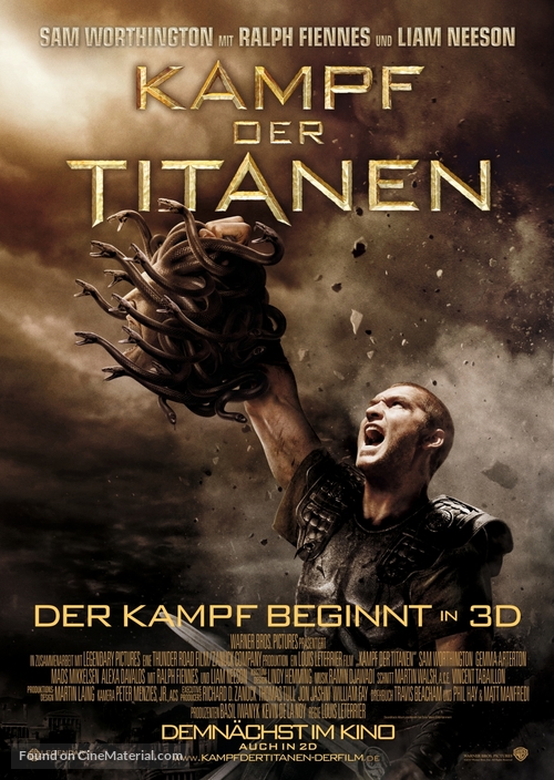 Clash of the Titans - German Movie Poster