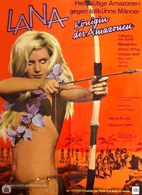 Lana - K&ouml;nigin der Amazonen - German Movie Poster