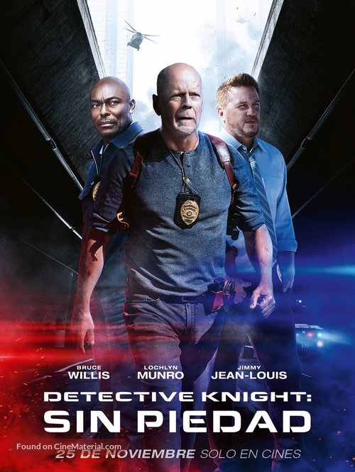Detective Knight: Rogue - Spanish Movie Poster