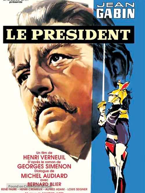 Le pr&eacute;sident - French Movie Poster
