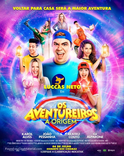 Os Aventureiros - A Origem - Brazilian Movie Poster