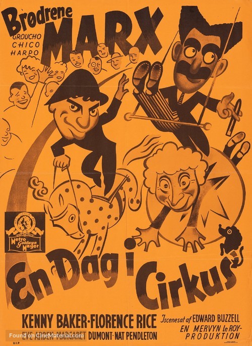 At the Circus - Danish Re-release movie poster