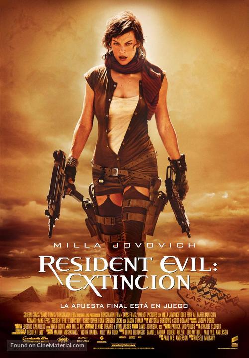 Resident Evil: Extinction - Spanish Movie Poster