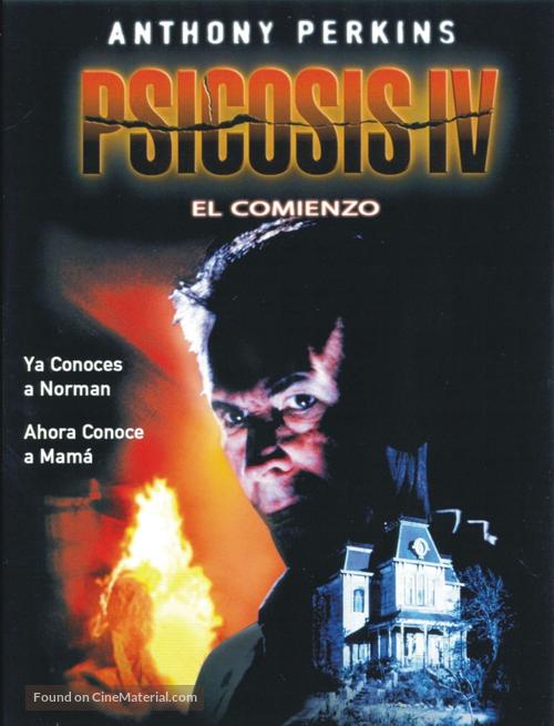 Psycho IV: The Beginning - Spanish Movie Cover