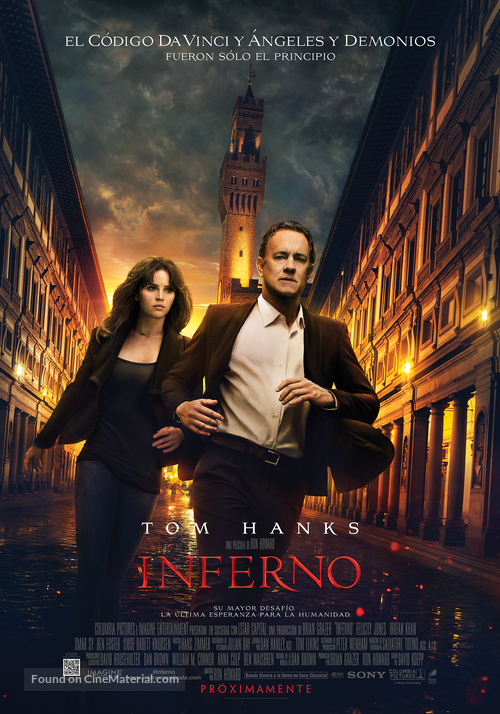 Inferno - Mexican Movie Poster