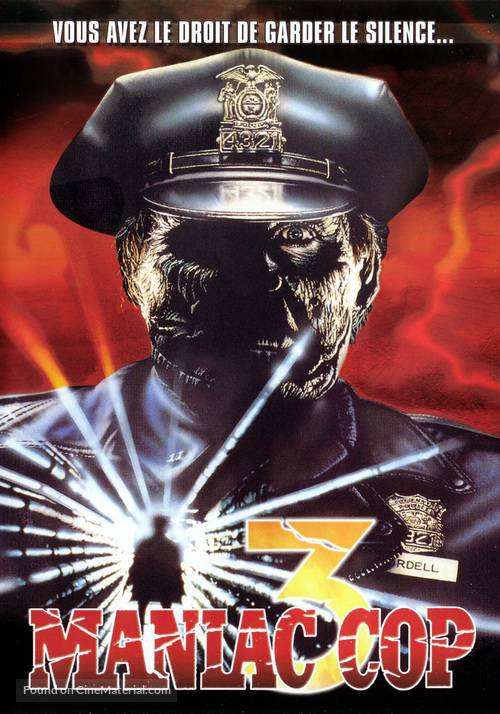 Maniac Cop 3: Badge of Silence - French Movie Cover