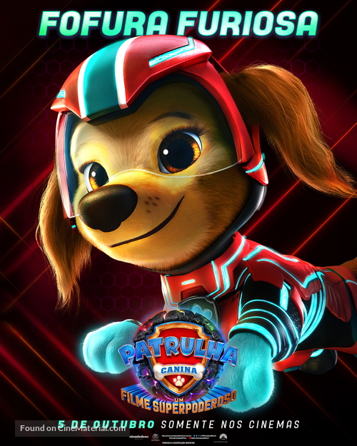 PAW Patrol: The Mighty Movie - Brazilian Movie Poster