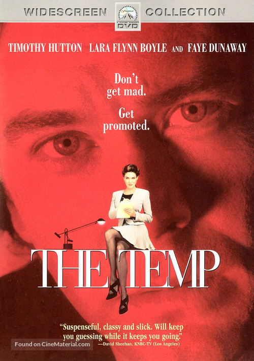 The Temp - DVD movie cover