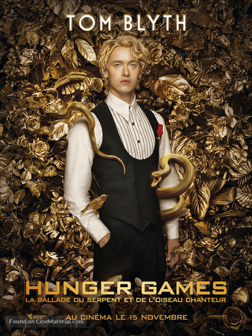 The Hunger Games: The Ballad of Songbirds and Snakes - French Movie Poster