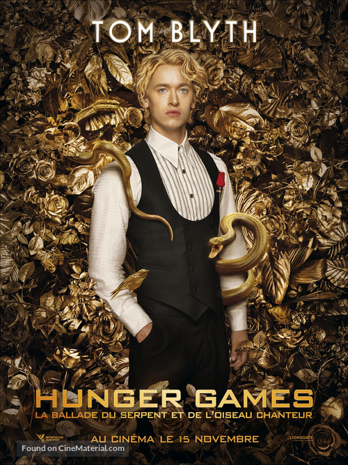 The Hunger Games: The Ballad of Songbirds &amp; Snakes - French Movie Poster