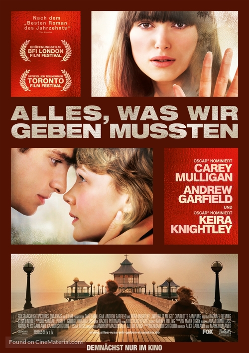 Never Let Me Go - German Movie Poster