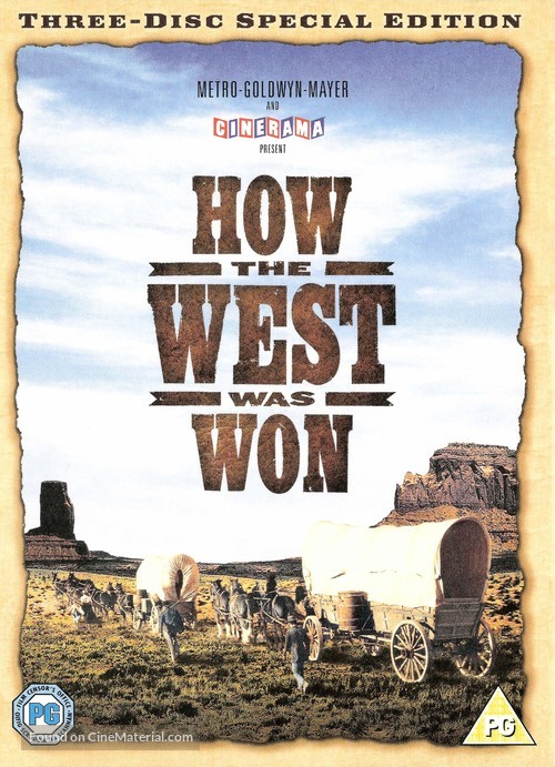 How the West Was Won - British Movie Cover