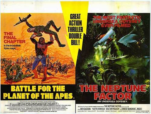 Battle for the Planet of the Apes - Combo movie poster