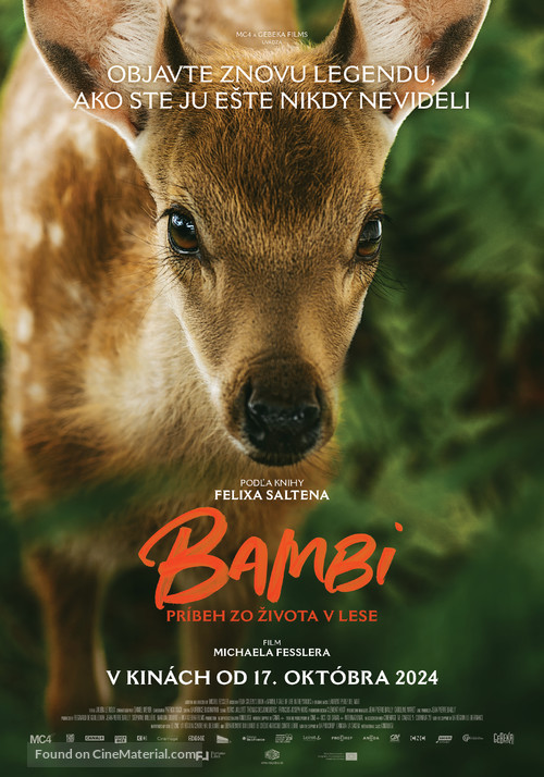 Bambi, L&#039;histoire d&#039;une vie dans les bois - Slovak Movie Poster