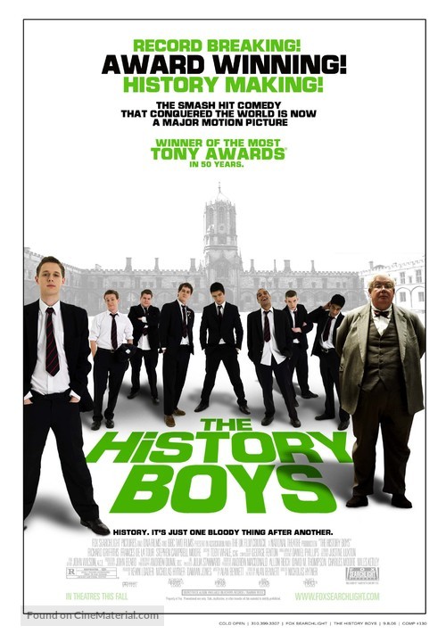 The History Boys - British Movie Poster