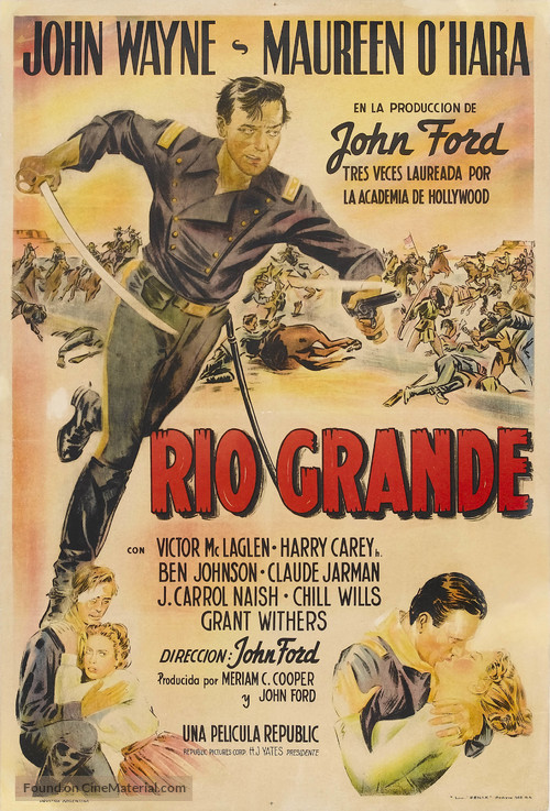 Rio Grande - Argentinian Movie Poster