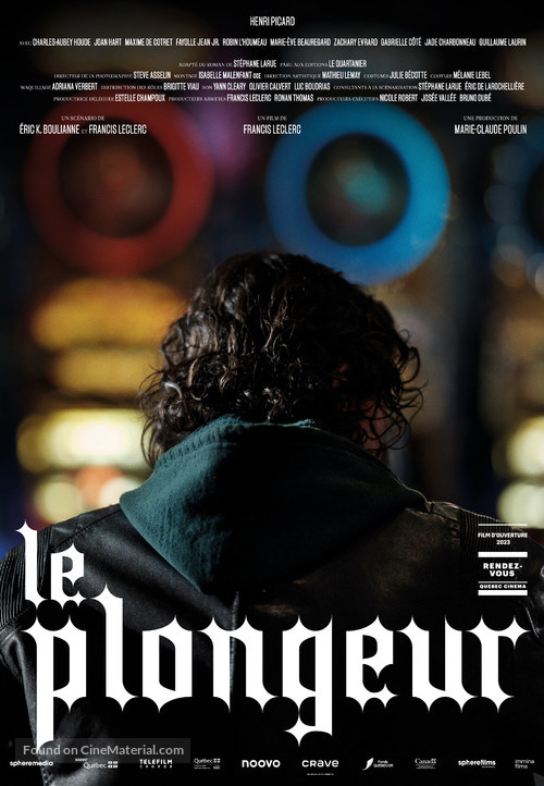 Le Plongeur - Canadian Movie Poster