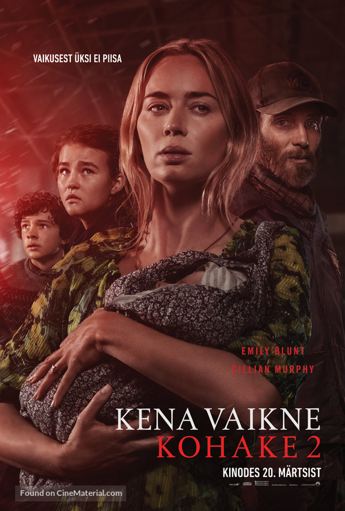 A Quiet Place: Part II - Estonian Movie Poster
