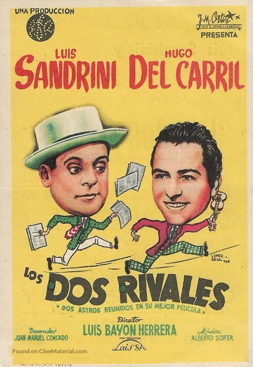 Los dos rivales - Spanish Movie Poster