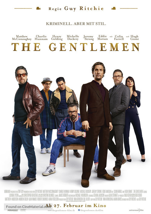 The Gentlemen - German Movie Poster