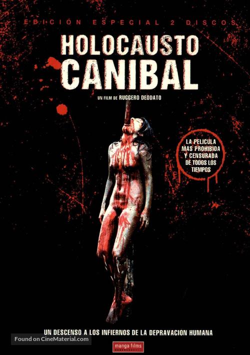 Cannibal Holocaust - Spanish DVD movie cover