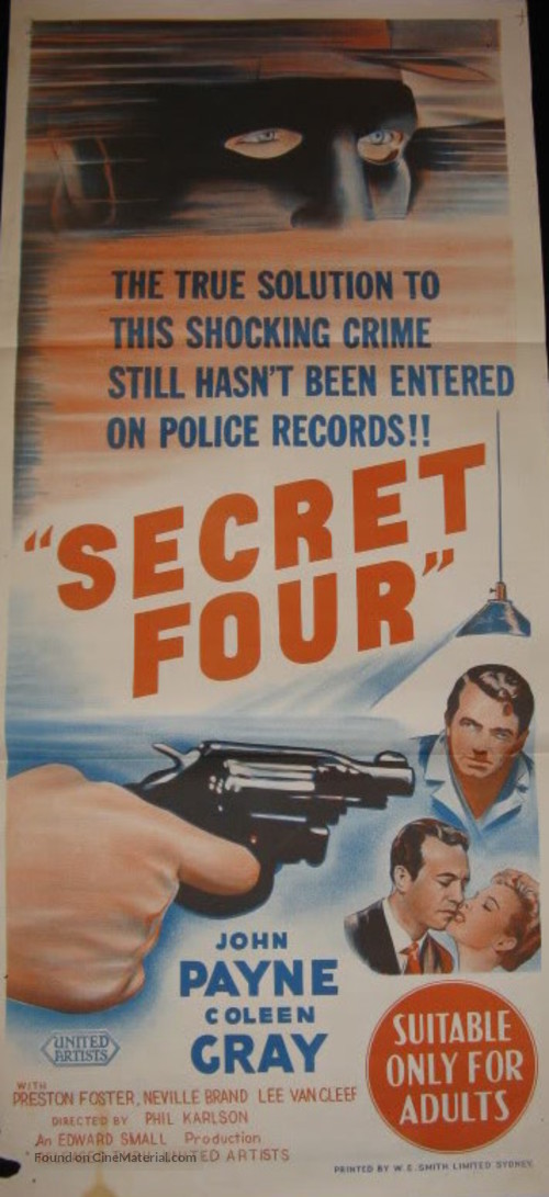 Kansas City Confidential - Australian Movie Poster