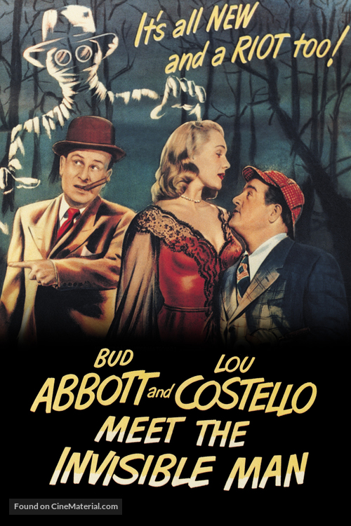 Abbott and Costello Meet the Invisible Man - DVD movie cover