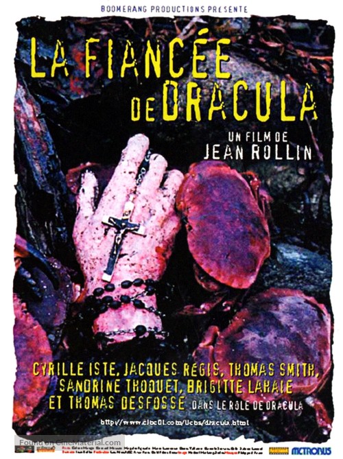 La fianc&eacute;e de Dracula - French Movie Poster