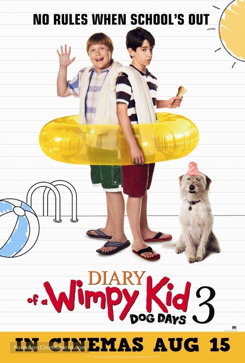 Diary of a Wimpy Kid: Dog Days - Philippine Movie Poster