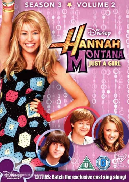 &quot;Hannah Montana&quot; - British DVD movie cover