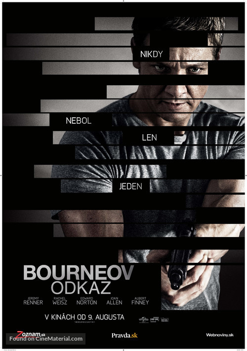 The Bourne Legacy - Slovak Movie Poster